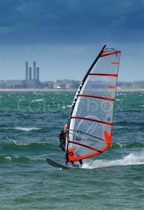 Windsurfer Stock Image Colourbox