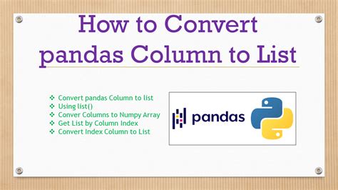 How To Convert Pandas Column To List Spark By {examples}