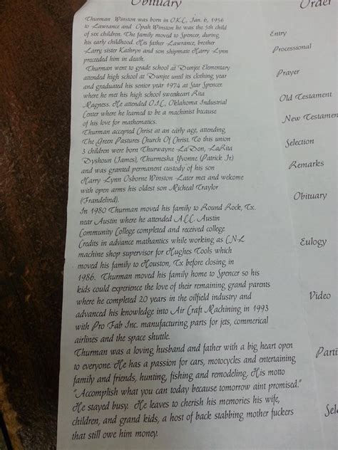 'Loving' father's obituary ends on surprising noteThe Daily Edge