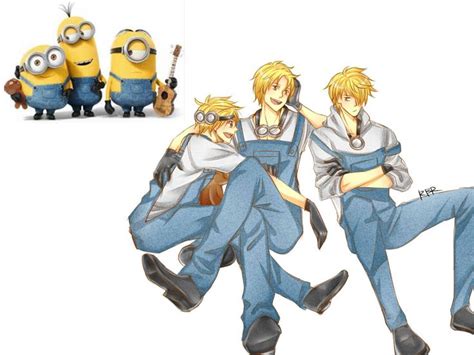 Minions Anime Version By Redblazedrider Anime Vs Cartoon Anime