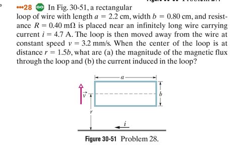 A Rectangular Loop Of Wire Of Size Cm Cm Carries A Steady Current