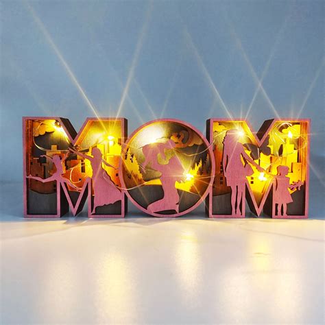 Mothers Day Fathers Day Wooden Crafts Decoration Creative Home