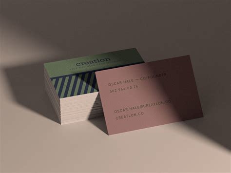 Business Card Mockup Stationery PSD The Free Mockup