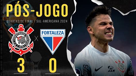 CLASSIFICADOS CORINTHIANS 3X0 FORTALEZA PÓS JOGO ZONA MISTA E