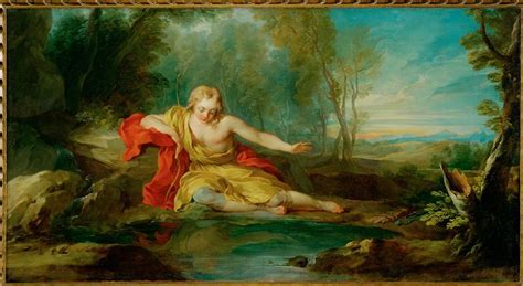 Greek Mythology Paintings Narcissus