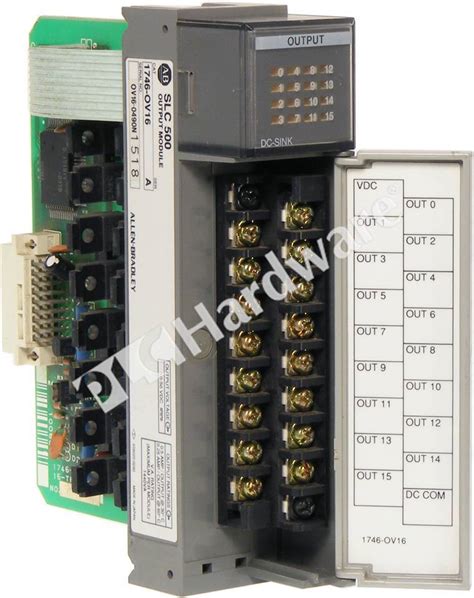 PLC Hardware Allen Bradley 1746 OV16 SLC 500 16 Channel DC Output Module