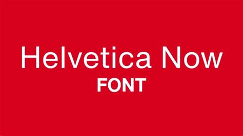 Helvetica Now Font | Free Fonts Vault