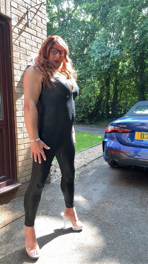 Sexy Crossdresser Kellycd In Black Pvc Catsuit Nude Pics Xhamster