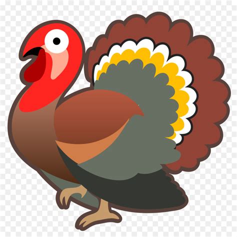 Thanks Giving Emoji Turkey Meat Thepix Thanksgiving PNG Free