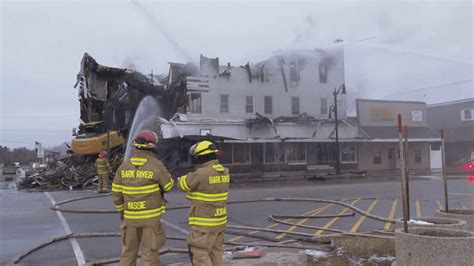 Up Residential Commercial Building Total Loss After Fire People