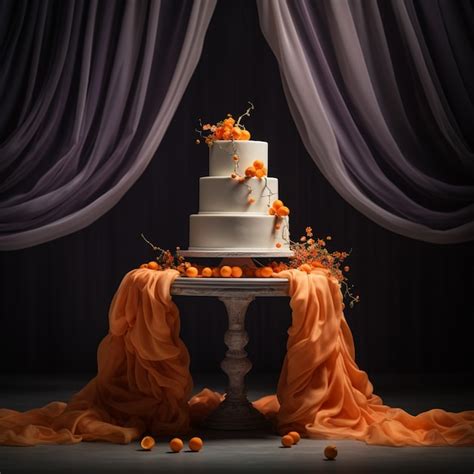 3d Design Für Leckeren Hochzeitskuchen Kostenlose Foto