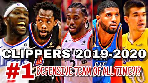 Los Angeles Clippers Lineup 2019 2020 Nba Season Veight Youtube