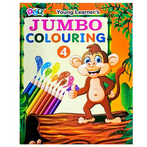 Jumbo Colouring Book 4 Suva Book Shop