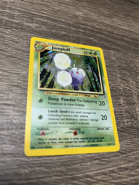 Pokémon TCG Jumpluff Neo Genesis 7 Holo Unlimited Holo Rare eBay