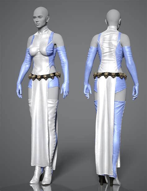 Dforce Femme Fatale Outfit Texture Add On Daz 3d