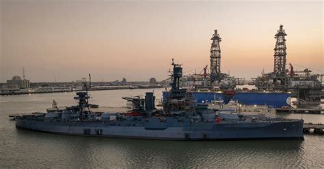 Battleship Texas Back In The Water After Massive Overhaul