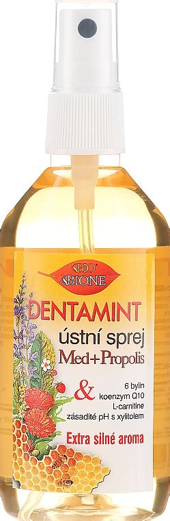 Bione Cosmetics Dentamint Mouth Spray Honey Propolis Erfrishendes