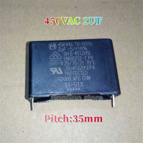 1pcs 450VAC 50/60Hz 2uF 45120SL EN60252-1 Daikin air conditioner ...
