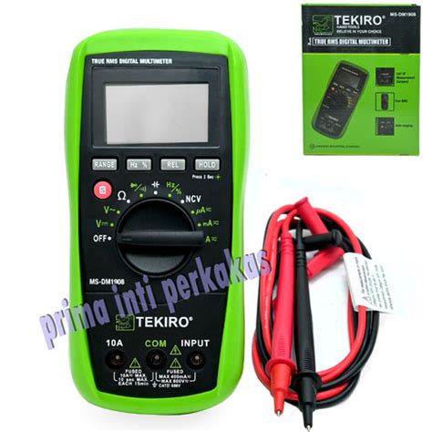 Jual True RMS Digital Multimeter Tekiro MS DM1908 Multimeter Kab