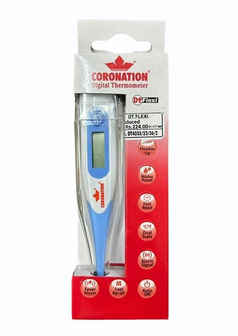 Coronation DT Flexi Clinical Digital Thermometer 0 1 DegreeC At Rs 449