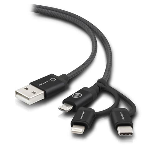 Buy 3 In 1 Charge And Sync Combo Cable Micro Usb Lightning Usb C Prime Series 30cm