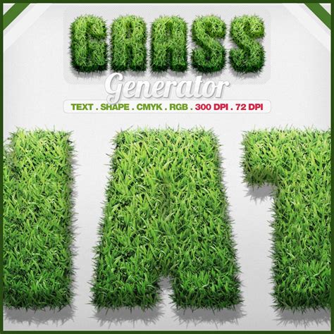 How To Create A Grass Action Text Effect In Adobe Photoshop