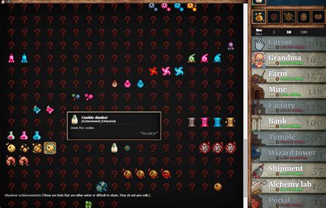 Achievements bug : CookieClicker