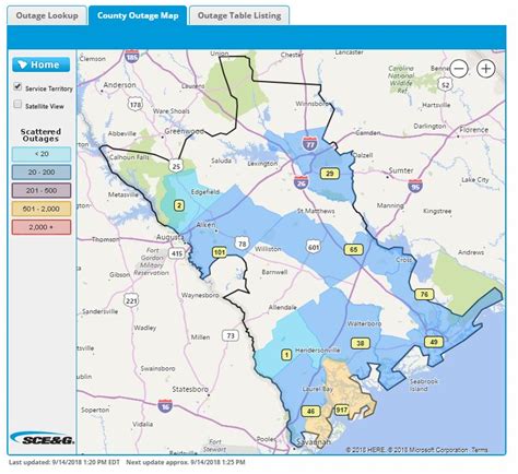Dominion Power Outage Map SC