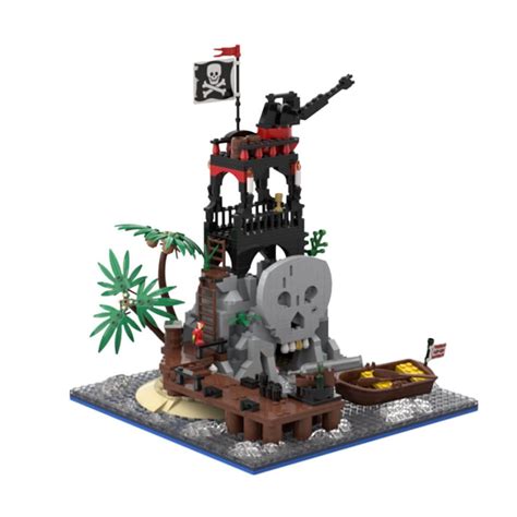 Moc Shipwreck Island Assembly Model Building Blocks Set By Mikey