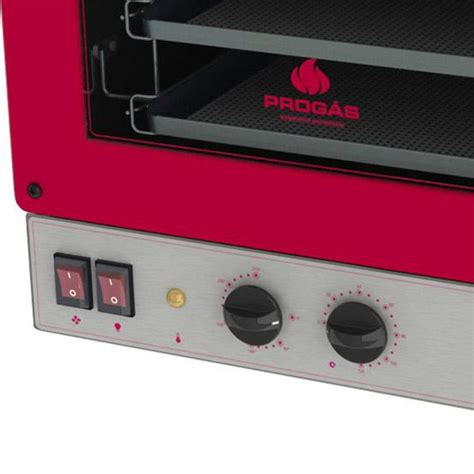 Kit Forno Turbo Elétrico Fast Oven Prp 004 220v Vermelho 4