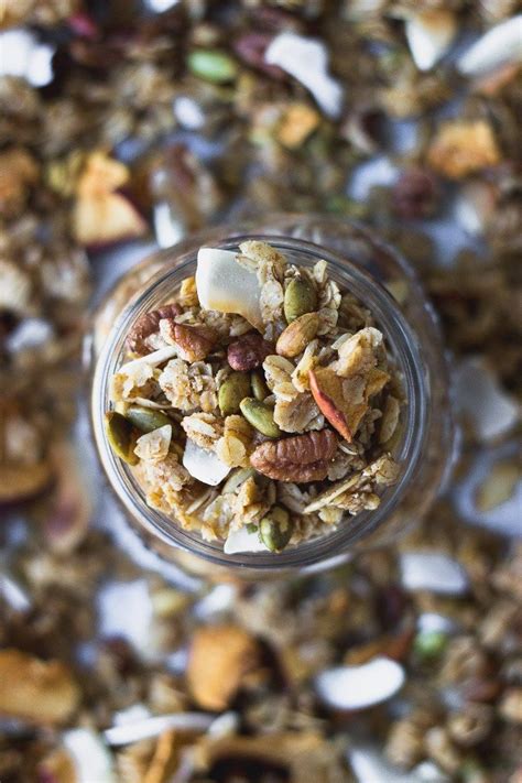 Super Easy And Healthy Homemade Granola With Lots Of Texture Crunch