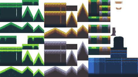 Platformer Tiles OpenGameArt Org