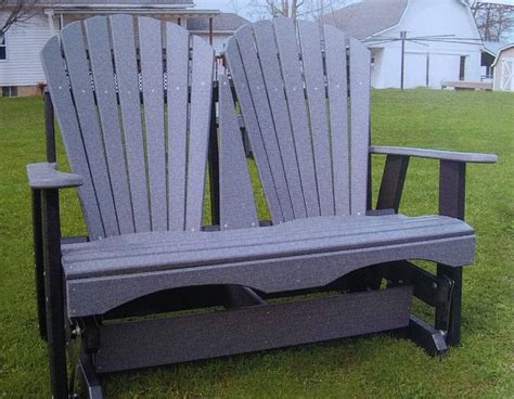 Adirondack Glider Made From Recycled Milk Jugs Or Treated Wood — Ma And Pas