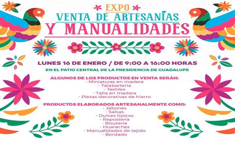 Anuncian La Primera Expo Venta De Manualidades Y Artesan As Del A O