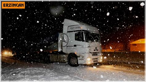 Kar Tipi Ve Buzlanma Ula Mda Aksamalara Neden Oldu Erzincan Haberleri