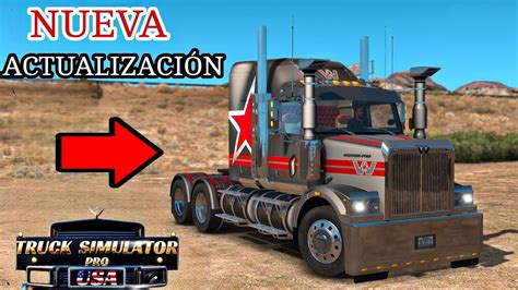 NUEVA ACTUALIZACION TRUCK SIMULATOR PRO USA NUEVO CAMION