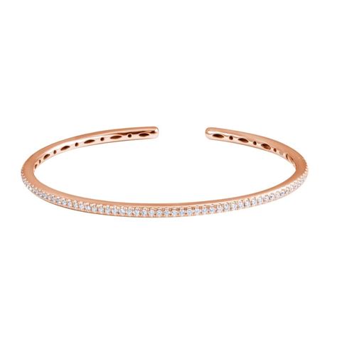 Rose Gold Diamond Bangle Atelier Spitaleri