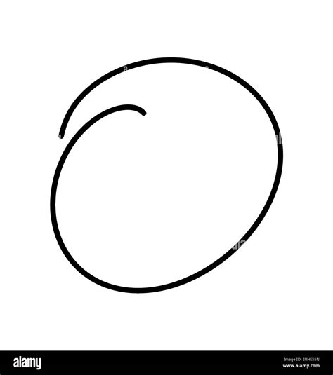 Hand drawn circle line frame sketch. Vector circular scribble doodle ...