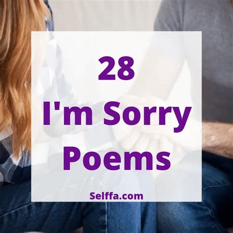 28 Im Sorry Poems Selffa