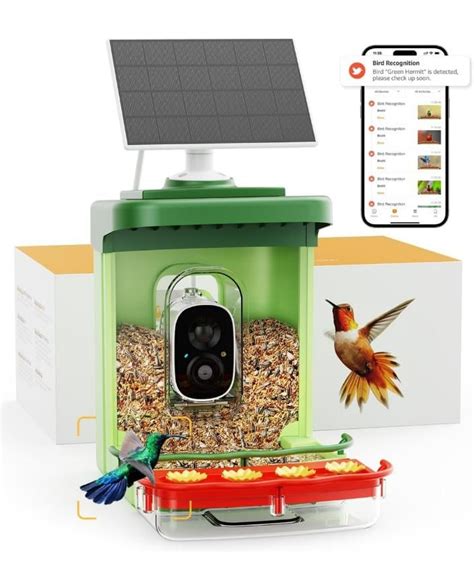 Ultra- Bird Feeder with Camera, Smart Hummingbird Feeder Camera with ...