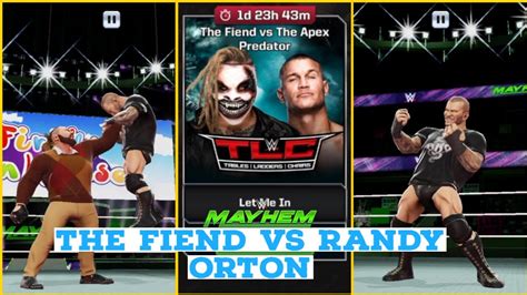 Tlc Randy Orton Vs The Fiend Youtube