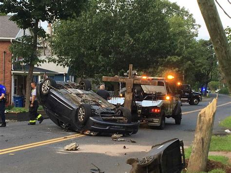 Driver Flips Her Infiniti Escapes Serious Injury In Accident In Fair