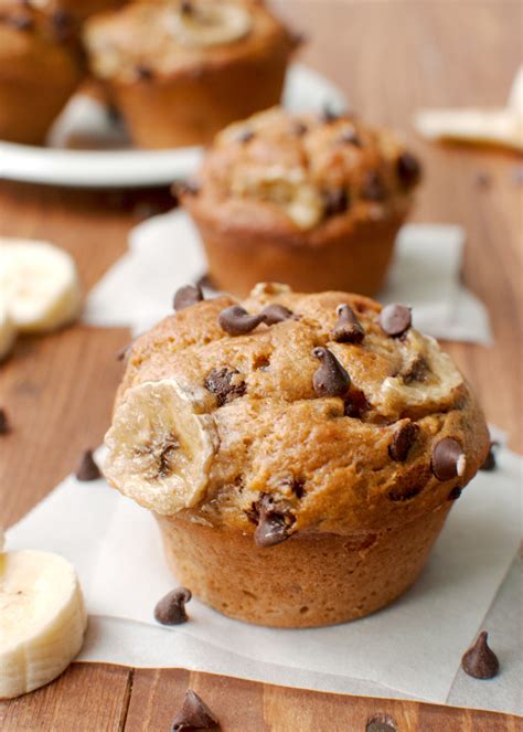 Banana Chocolate Chip Muffins The Tough Cookie