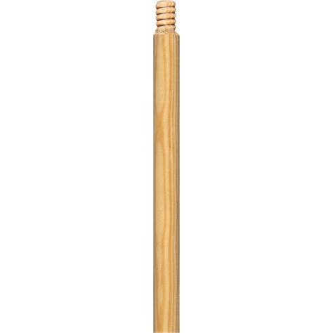 Coastwide Professional 60 Wood Push Broom Handle Threaded Wood Tip