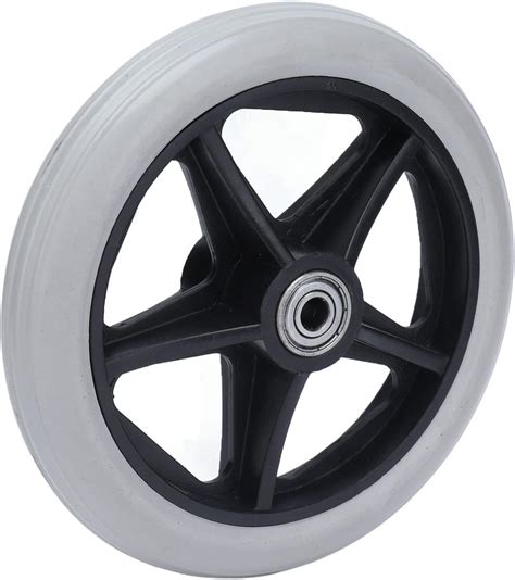 6 Inch Solid Wheel Replacement For Wheelchairs Rollators Walkers Health And Household