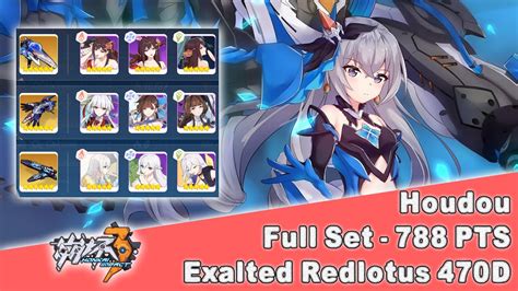 Honkai Impact 3 SEA Full Set Exalted Redlotus 470D Beast Of Yang