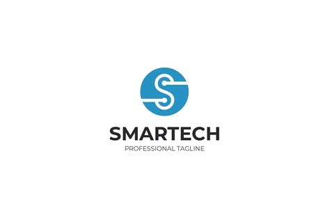 Smart Tech Letter S Logo Creative Market