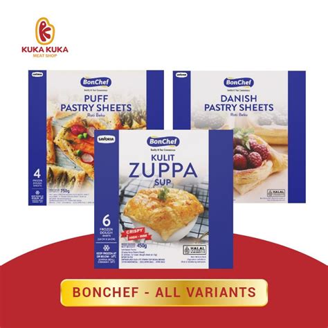 Jual Bon Chef Puff Pastry Danish Pastry Sheets Kulit Zuppa Sup