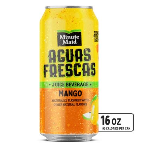 Minute Maid Aguas Frescas Naturally Flavored Mango Juice Drink Fl