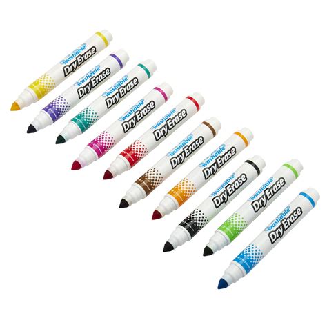 Cra Z Art Kids Washable Broadline Dry Erase Markers 10